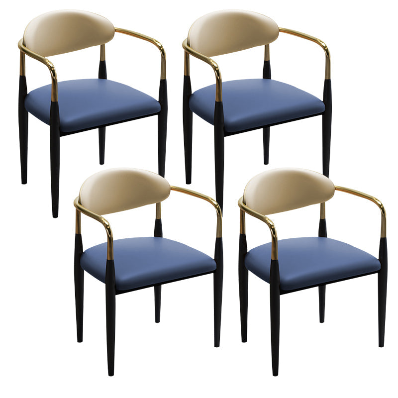 Faux Leder Essneitenstuhl offen zu Hause Essneitenstuhl