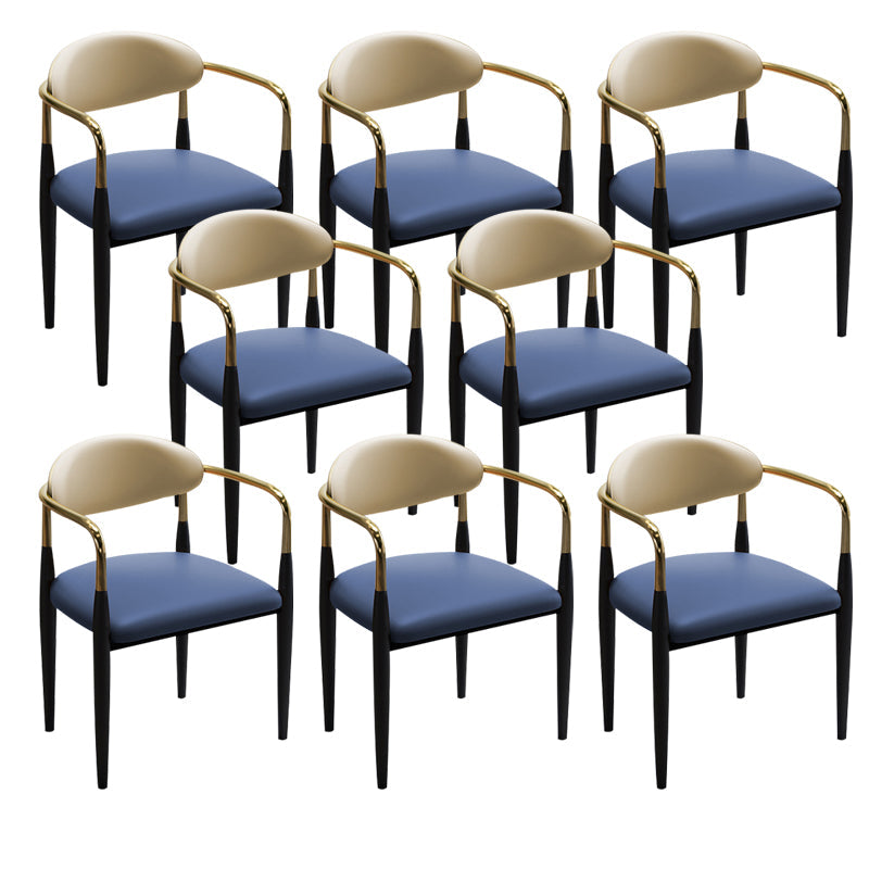 Faux Leder Essneitenstuhl offen zu Hause Essneitenstuhl