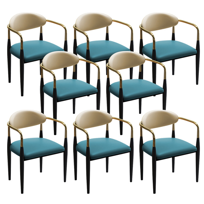 Faux Leder Essneitenstuhl offen zu Hause Essneitenstuhl