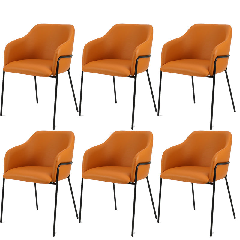 Metal Legs Parsons Chair Contemporary Style Indoor-Outdoor Chair