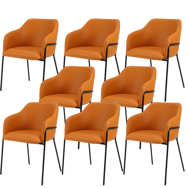 Metal Legs Parsons Chair Contemporary Style Indoor-Outdoor Chair