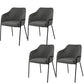 Metal Legs Parsons Chair Contemporary Style Indoor-Outdoor Chair