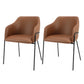 Metal Legs Parsons Chair Contemporary Style Indoor-Outdoor Chair