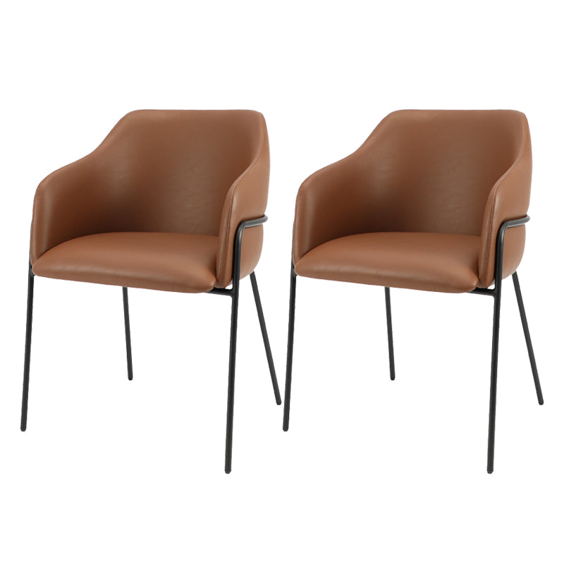 Metal Legs Parsons Chair Contemporary Style Indoor-Outdoor Chair