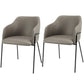 Metal Legs Parsons Chair Contemporary Style Indoor-Outdoor Chair