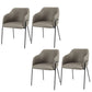 Metal Legs Parsons Chair Contemporary Style Indoor-Outdoor Chair