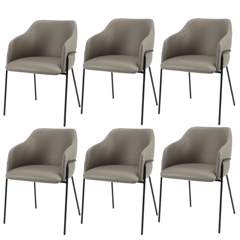 Metal Legs Parsons Chair Contemporary Style Indoor-Outdoor Chair