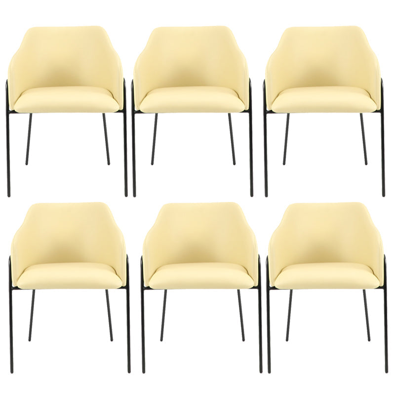 Metal Legs Parsons Chair Contemporary Style Indoor-Outdoor Chair