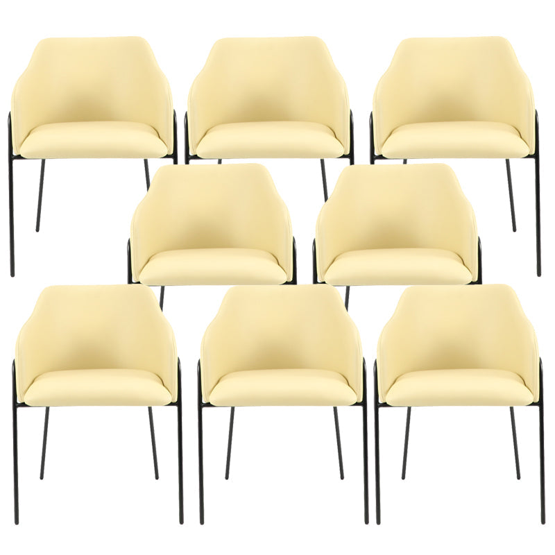 Metal Legs Parsons Chair Contemporary Style Indoor-Outdoor Chair