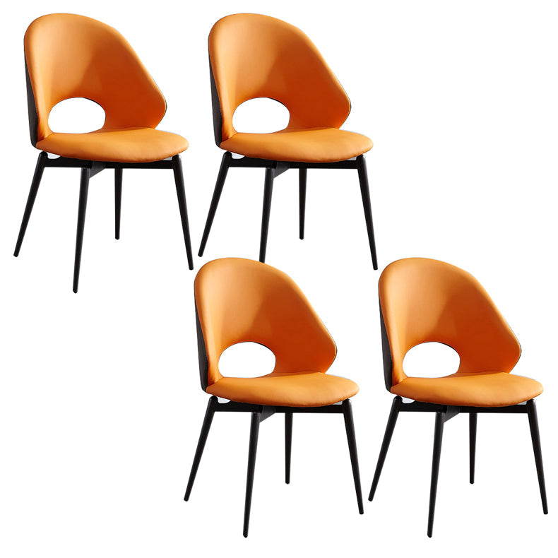 ホームアームレスダイニングチェアダイニングルームオープンバックダイニングサイドチェア