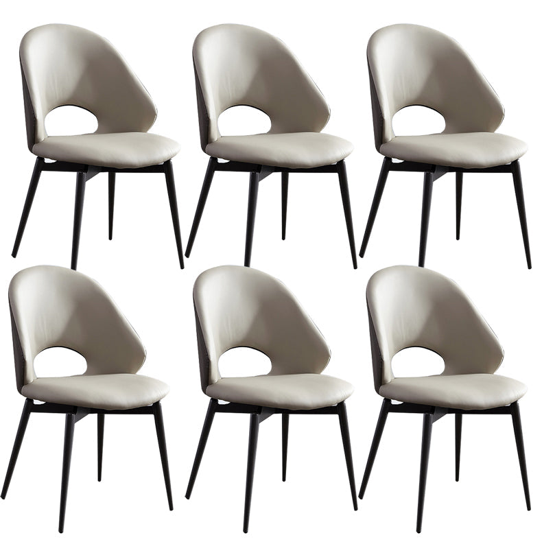 Home armloze eetkamerstoelen Eetkamer open achterste achterstoel