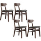 Solid Wood Side Chair Open Back Contemporary Kitchen Dining Chair 4 Piece Set Clearhalo 'Dining Chairs' 'Dining Tables & Seating' 'dining_chair' 'furn' 'furn_dining_chair' 'Furniture' 'Kitchen & Dining Furniture' 6726869