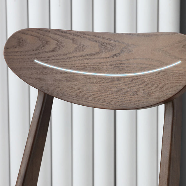 Solid Wood Side Chair Open Back Contemporary Kitchen Dining Chair Clearhalo 'Dining Chairs' 'Dining Tables & Seating' 'dining_chair' 'furn' 'furn_dining_chair' 'Furniture' 'Kitchen & Dining Furniture' 6726875