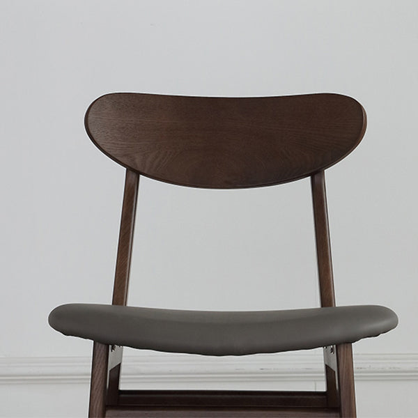 Solid Wood Side Chair Open Back Contemporary Kitchen Dining Chair Clearhalo 'Dining Chairs' 'Dining Tables & Seating' 'dining_chair' 'furn' 'furn_dining_chair' 'Furniture' 'Kitchen & Dining Furniture' 6726877