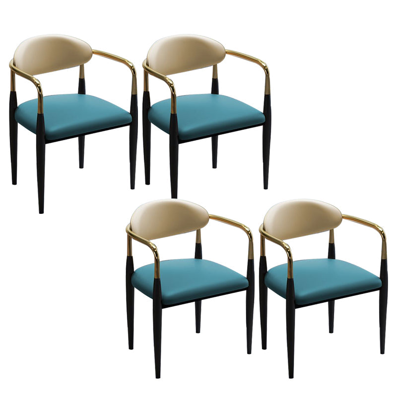 Chaise de cuisine de salle à manger en métal