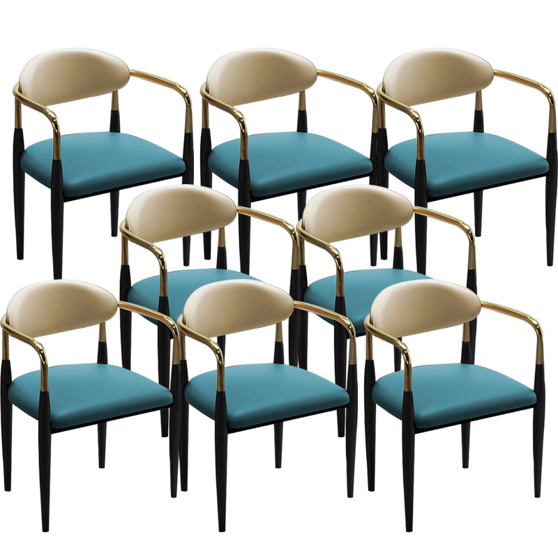 Chaise de cuisine de salle à manger en métal