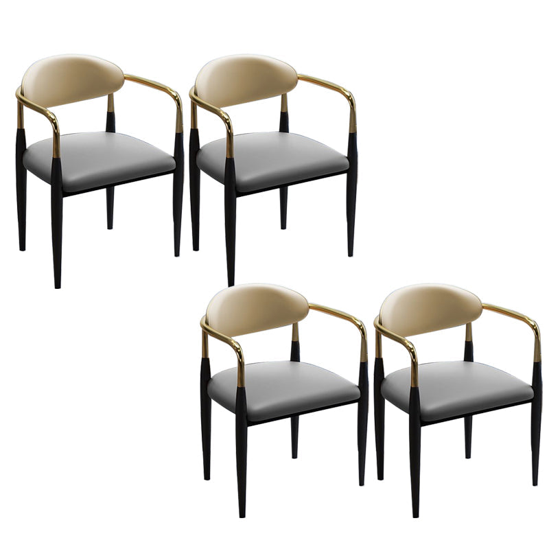 Chaise de cuisine de salle à manger en métal