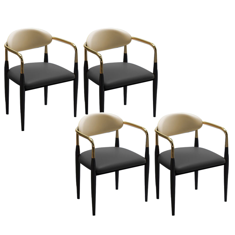 Chaise de cuisine de salle à manger en métal