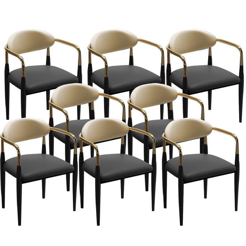 Chaise de cuisine de salle à manger en métal