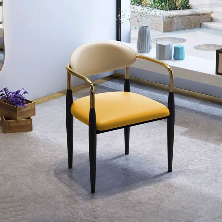 Chaise de cuisine de salle à manger en métal