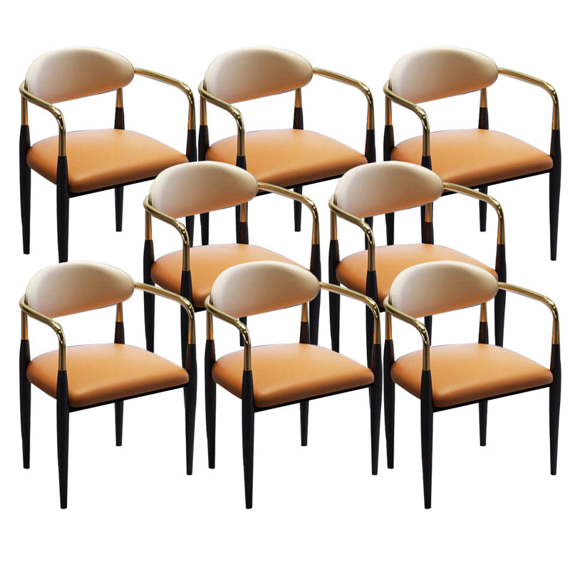 Chaise de cuisine de salle à manger en métal