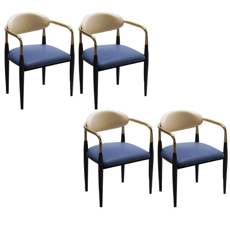 Chaise de cuisine de salle à manger en métal