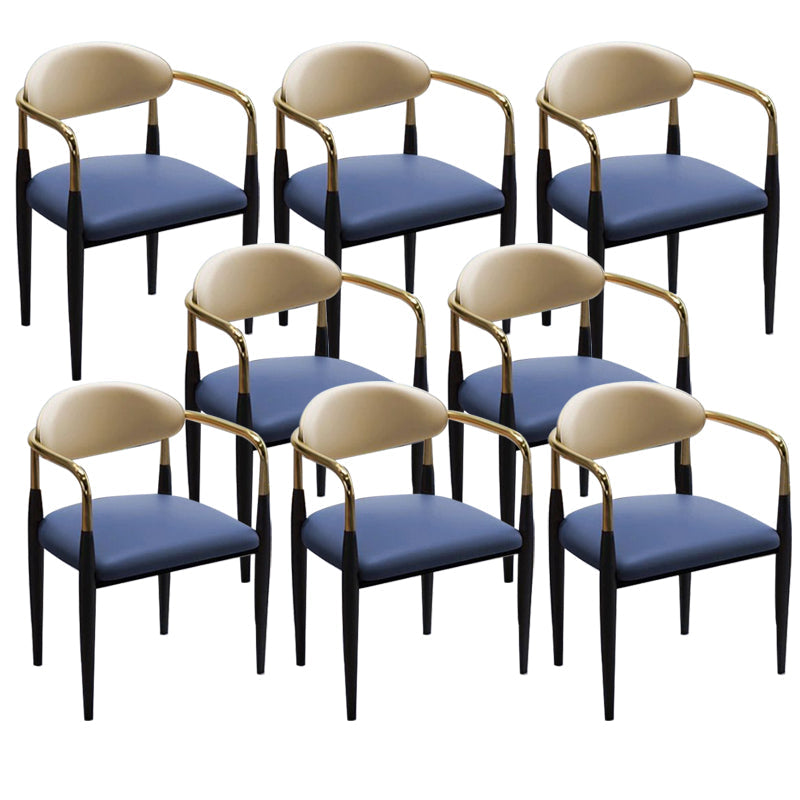 Chaise de cuisine de salle à manger en métal