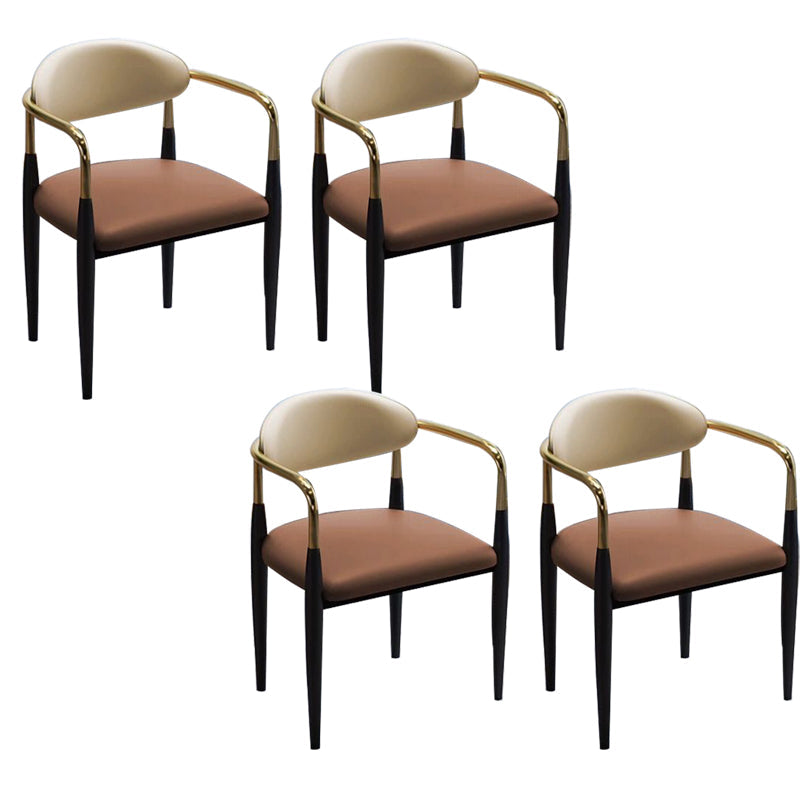 Chaise de cuisine de salle à manger en métal