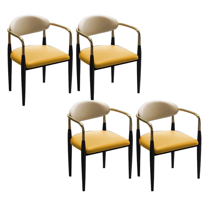 Chaise de cuisine de salle à manger en métal