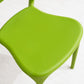 Open Back Dining Side Chair Stacking Plastic Dining Armless Chair