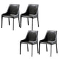 Industrial Kitchen Dining Side Chair Parsons Chair in Black Finish