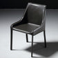 Industrial Kitchen Dining Side Chair Parsons Chair in Black Finish