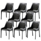 Industrial Kitchen Dining Side Chair Parsons Chair in Black Finish