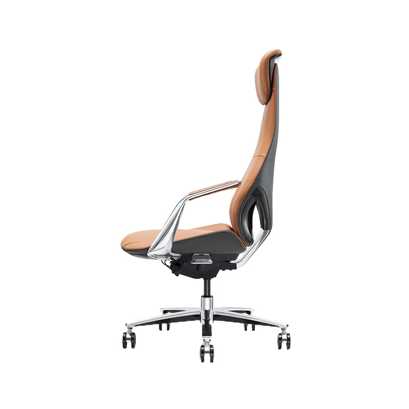 Hedendaagse Fixed Arms Executive Chair Wheels omvatten managersstoel voor kantoor