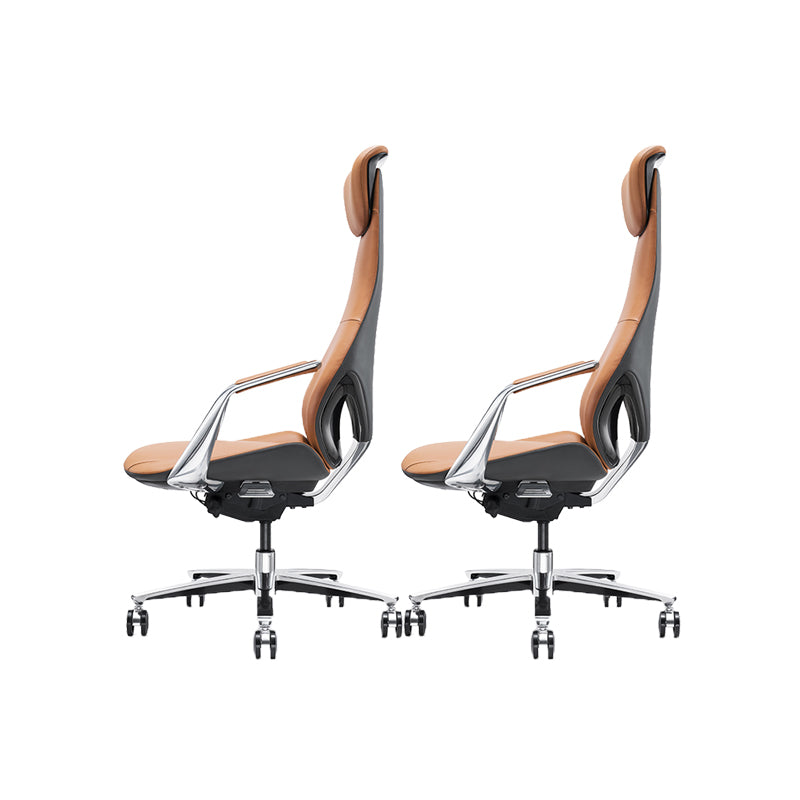 Hedendaagse Fixed Arms Executive Chair Wheels omvatten managersstoel voor kantoor