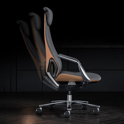 Hedendaagse Fixed Arms Executive Chair Wheels omvatten managersstoel voor kantoor