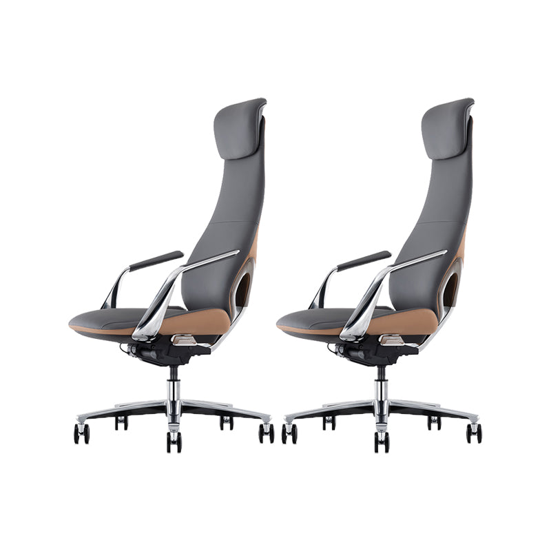Hedendaagse Fixed Arms Executive Chair Wheels omvatten managersstoel voor kantoor