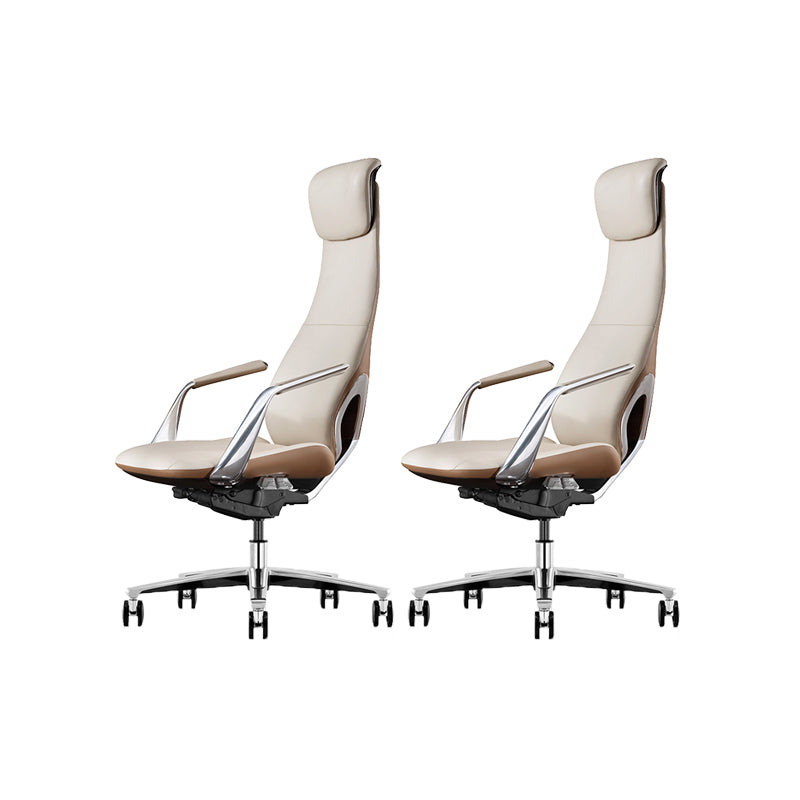 Hedendaagse Fixed Arms Executive Chair Wheels omvatten managersstoel voor kantoor