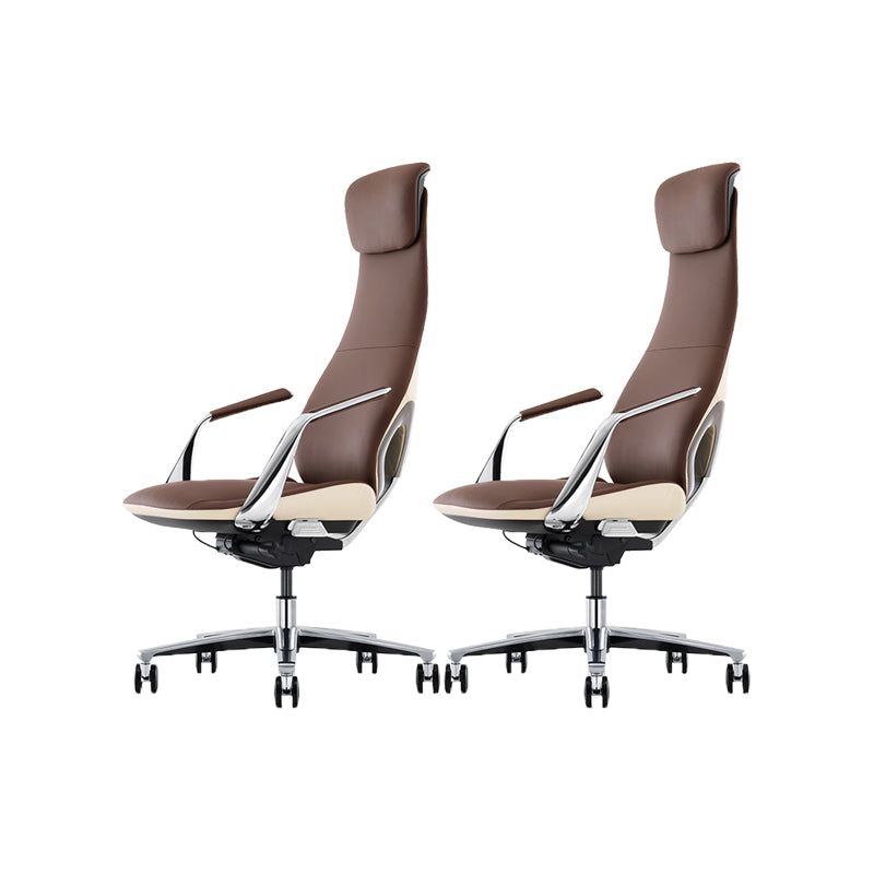 Hedendaagse Fixed Arms Executive Chair Wheels omvatten managersstoel voor kantoor