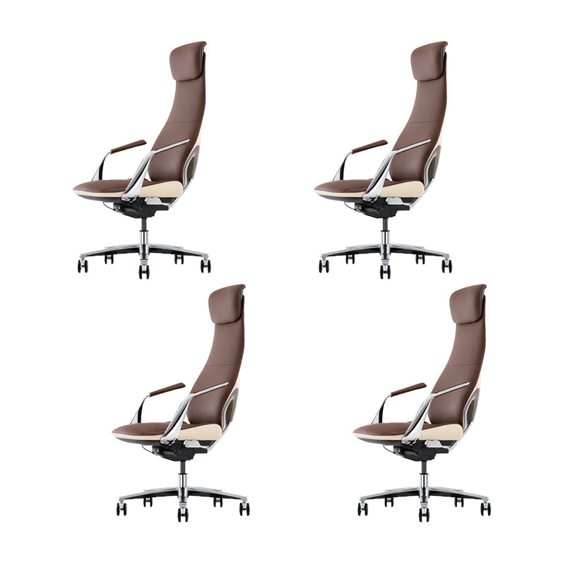 Hedendaagse Fixed Arms Executive Chair Wheels omvatten managersstoel voor kantoor