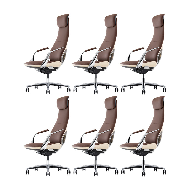 Hedendaagse Fixed Arms Executive Chair Wheels omvatten managersstoel voor kantoor