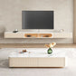 Moderne tv-mediastandaard stenen tv-console voor aan de muur met deuren