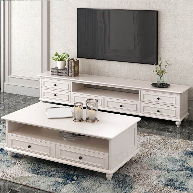Modern TV Media Console Wooden TV Media Stand with 6 Drawers Clearhalo 'furn' 'furn_tv_stands_entertainment_centers' 'Furniture' 'Living Room Furniture' 'TV Stands & Entertainment Centers' 'TV Stands & Media Storage Furniture' 'tv_stands_entertainment_centers' 6729512