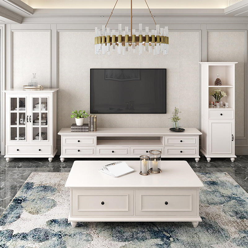 Modern TV Media Console Wooden TV Media Stand with 6 Drawers Clearhalo 'furn' 'furn_tv_stands_entertainment_centers' 'Furniture' 'Living Room Furniture' 'TV Stands & Entertainment Centers' 'TV Stands & Media Storage Furniture' 'tv_stands_entertainment_centers' 6729513