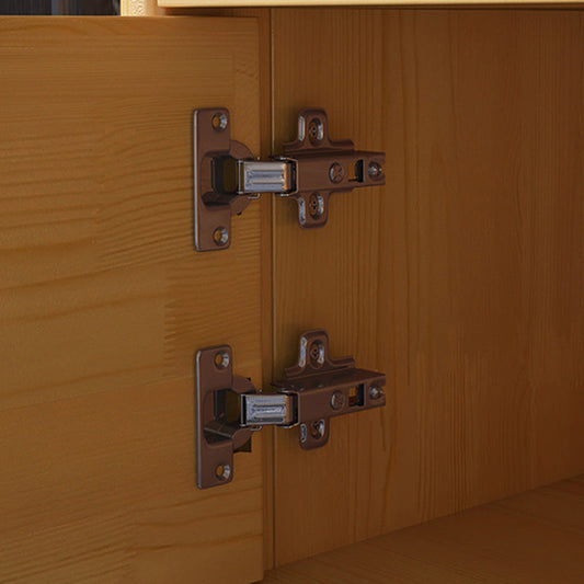 Console televisiva in legno per i media televisivi contemporanei per soggiorno