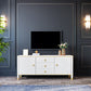 Solid Wood TV Media Stand Contemporary TV Console for Living Room