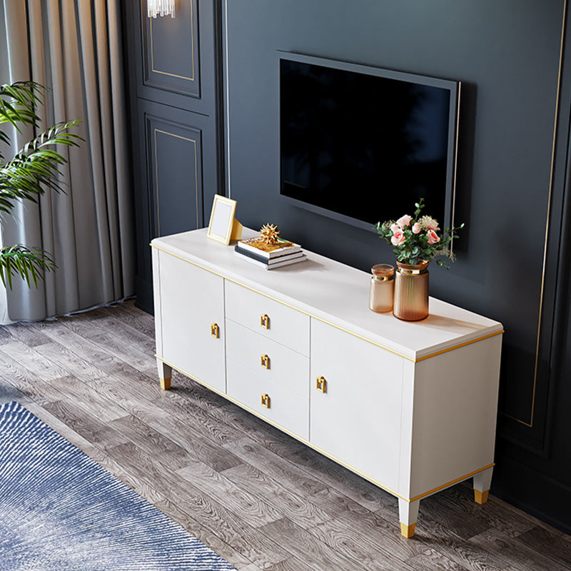 Solid Wood TV Media Stand Contemporary TV Console for Living Room