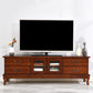 Contemporary TV Media Stand Wooden Media Console with Drawers 71"L x 16"W x 20"H Coffee Clearhalo 'furn' 'furn_tv_stands_entertainment_centers' 'Furniture' 'Living Room Furniture' 'TV Stands & Entertainment Centers' 'TV Stands & Media Storage Furniture' 'tv_stands_entertainment_centers' 6729608
