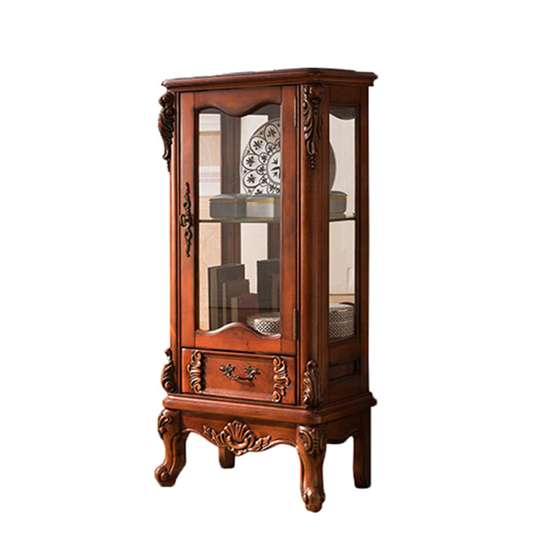 Mobile moderno moderno della metà del secolo mobile in betulla con porte per sala da pranzo