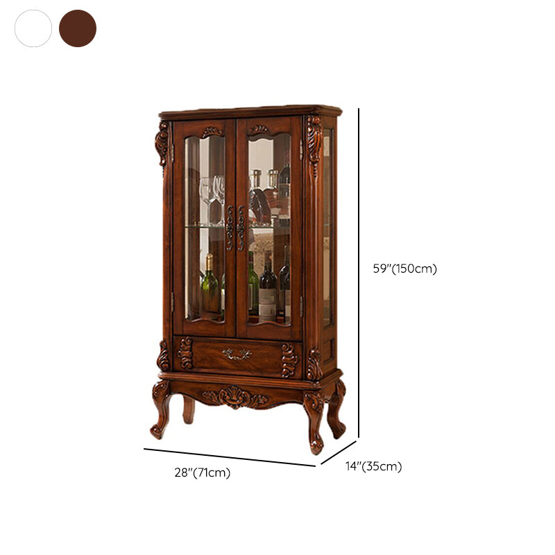 Mobile moderno moderno della metà del secolo mobile in betulla con porte per sala da pranzo